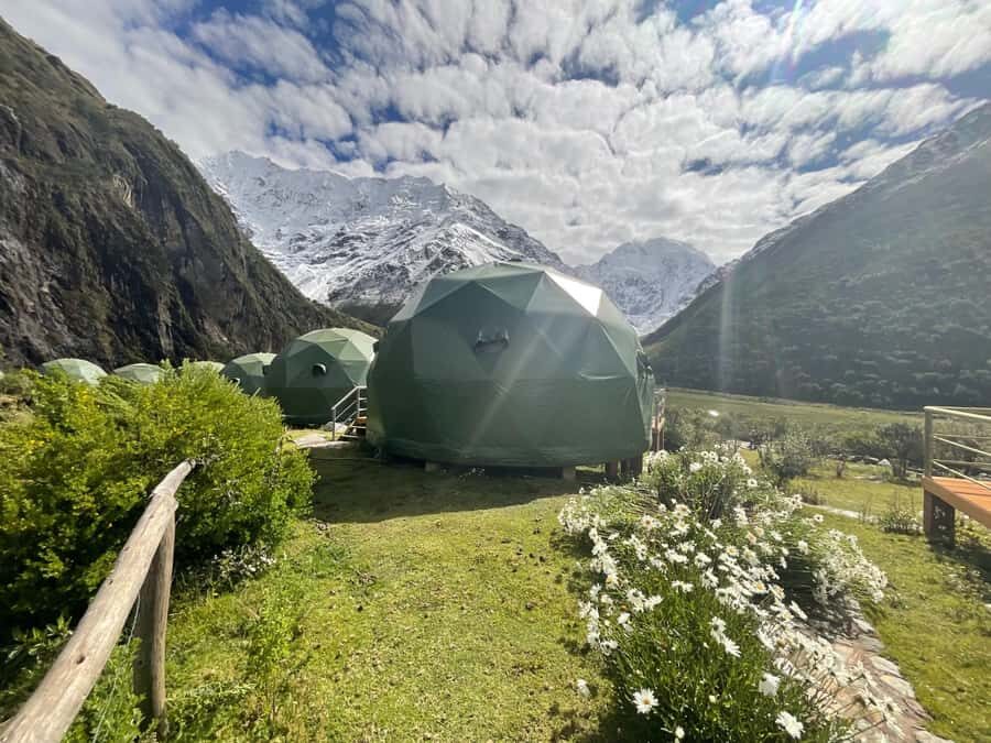 5-Day Salkantay Trek to Machupicchu Sky Lodge Dome - Day 2: The Salkantay high pass at 4,650m and the snow-capped mountain drama
