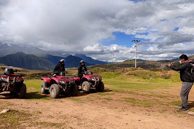 ATV (Cuatrimotos) Huaypo lake, salt mines and zipline half day tour - Zipline time: four cables, including the long and the upside-down