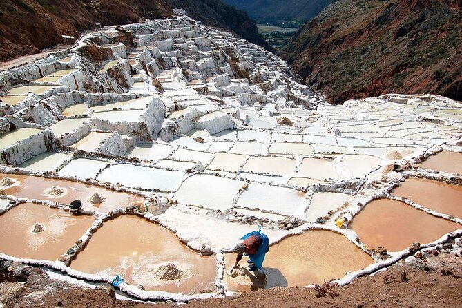 ATVs in Sacred Valley cusco (Maras Moray Tour) half day - Stop 2: Salinas de Maras salt mines—ATVs plus a van for the actual pans