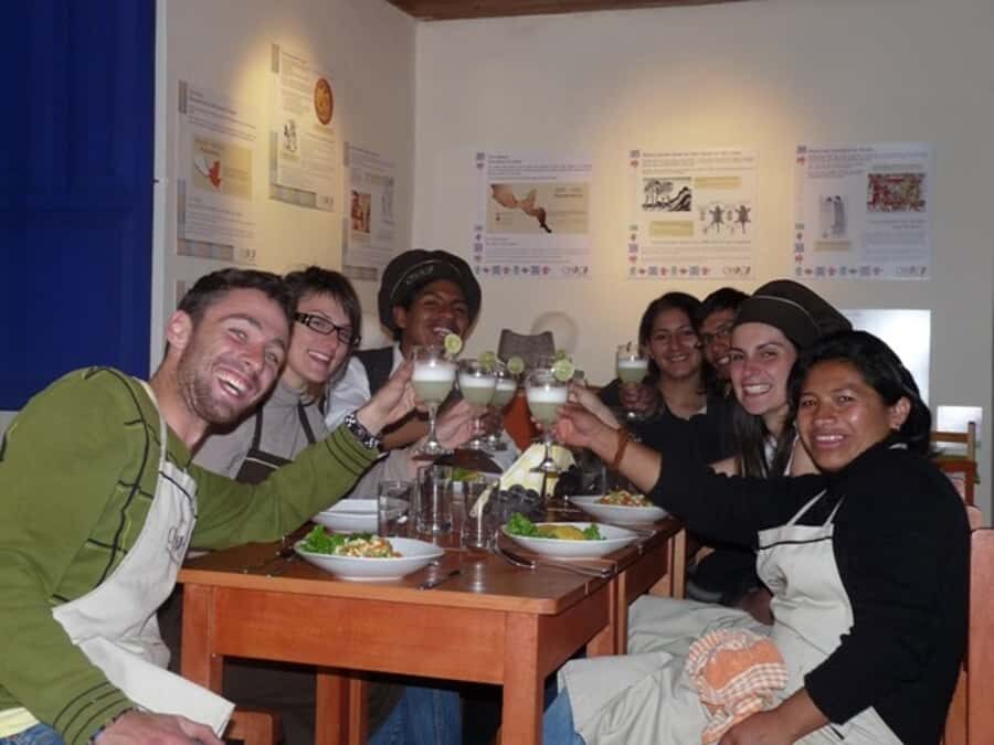Cusco: 3-Hour Peruvian Cooking Class - Inside ChocoMuseo: getting from shopping bag to cutting board