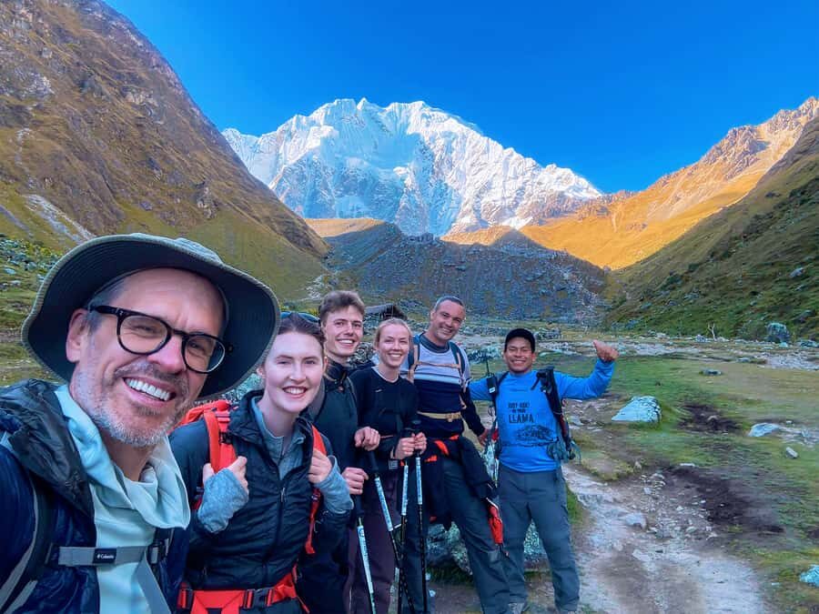 Cusco: 4-Day Salkantay Trek to Machu Picchu, Panoramic Train - Day 1: Cusco to Humantay Lake, then Salkantay glamping basecamp