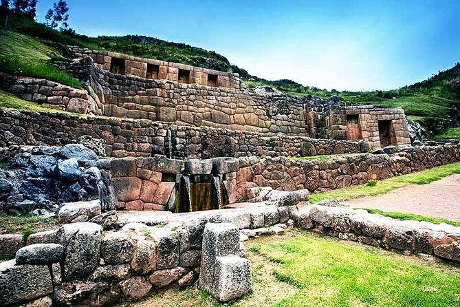 Cusco City Tour Half Day - Visit Sacsayhuaman & Kenko - Puka Pucara: red fort enclosures, uneven stones, and water routes