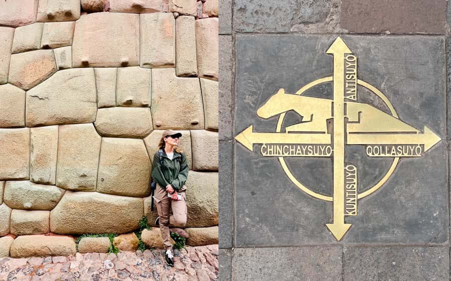 Cusco : Historical walking tour and tourist lookout point and Andean music show - Qorikancha and Acllahuasi: Temple of the Sun and the Virgins of the Sun