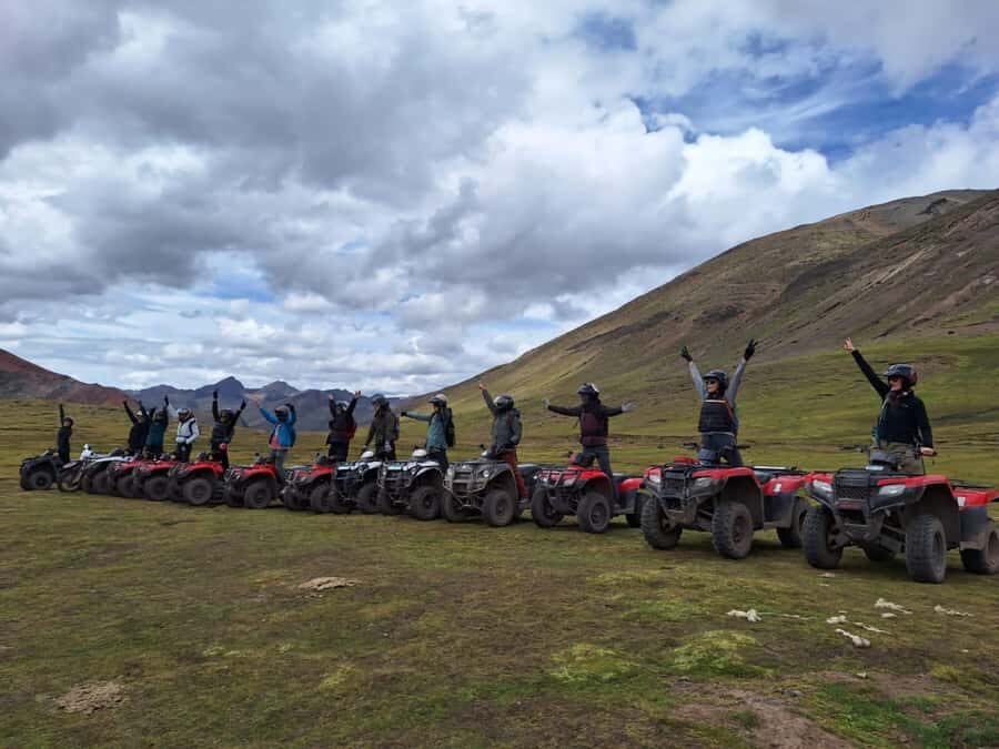 Cusco: Rainbow Mountain In Quad Bikes /walk 5 minutes/+meals - Two Hours on a Quad Bike Through High-Andean Terrain