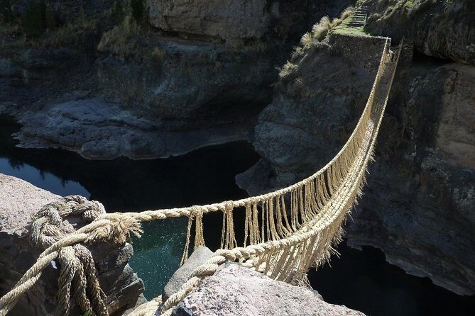 Excursion to Q'eswachaca Bridge - Group Tour - The route stops: what Four Lagoons and Pabellones Volcano add
