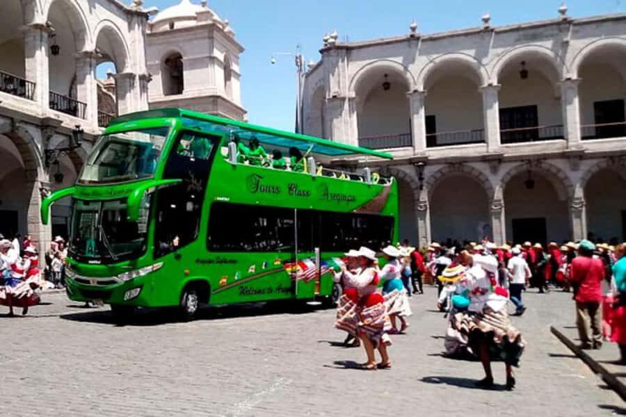 From Arequipa: Mirabus City Tour | Yanahuara Viewpoint | - The panoramic bus route: quick orientation with a price edge