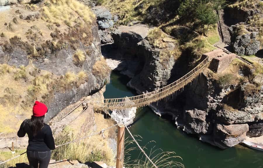 From Cusco: Q'eswachaka Bridge & 4 Lagoons Full-Day Tour - The Q’eswachaka Bridge Walk: Crossing the Last Inca Rope Bridge