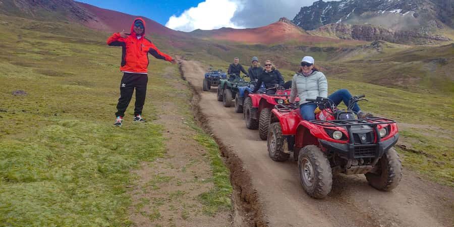 From Cusco: Rainbow Mountain on ATVs - Morning Logistics: Cusco Pickup to Cusipata Breakfast