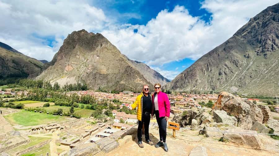 From Cusco: Sacred Valley & Maras Salt Mines with Lunch - Pisac mountain ruins and the handicraft market