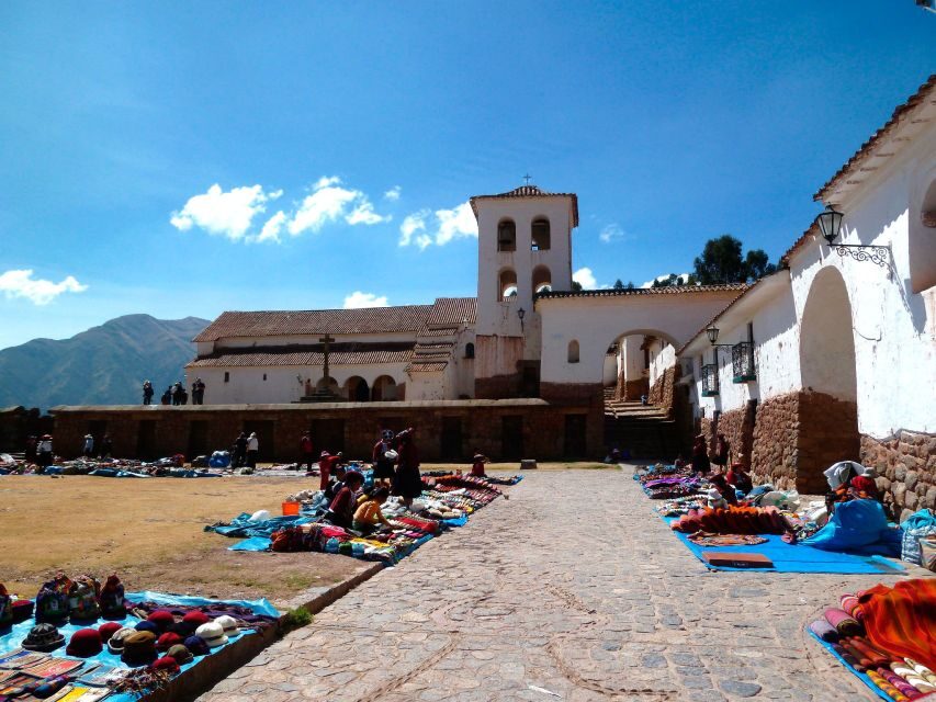 From Cusco: Sacred Valley Tour with Buffet Lunch - Chinchero: murals, markets, and the weaving-center culture stop
