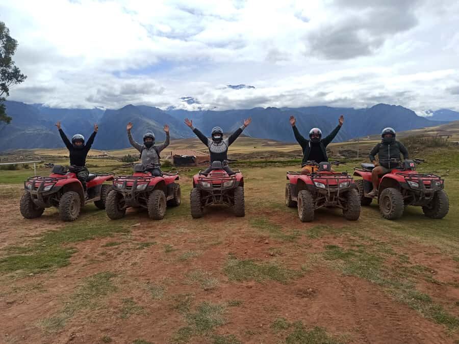 From Cuzco: Salt Mines and Moray Ruins ATV Adventure - Moray terraces and rectangular pools: how Inka farming worked