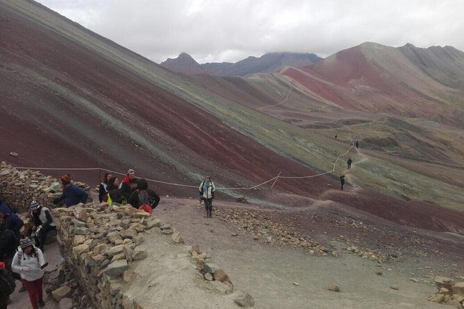 Full-Day Tour and Hike to Rainbow Mountain from Cusco, Peru - The hike: ascending toward the Colorado high point