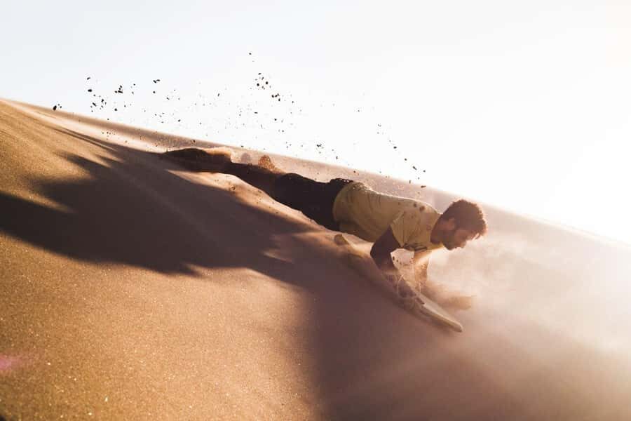 Huacachina: Dune Buggy & Sandboard | Huacachina Oasis | Ica - The dune top photo stop: where the sunset payoff happens