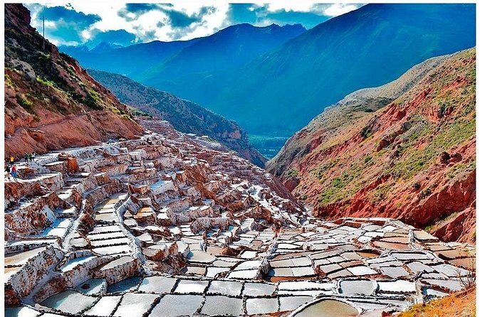 Maras and Moray four-wheel tour - Stop 2: Salinas de Maras salt flats, Pachamama, and salt-pond reality