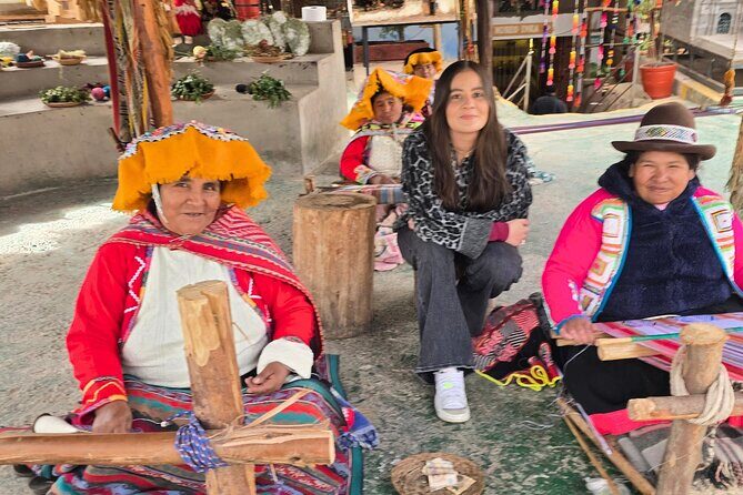 Private Sacred Valley VIP Tour: Chinchero, Maras, Moray & Ollanta - Chinchero village and alpaca weaving with natural dyes