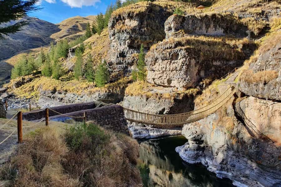 Queswachaka : Tour Inca bridge - Acopia Lagoon: short hop, different angle