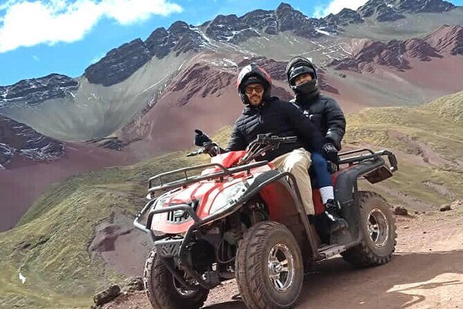 Rainbow Mountain and Red Valley with ATV Tour from Cusco - The walk to the ATVs: the part people can’t ignore