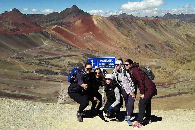 Rainbow Mountain by Car and Motorcycle - Cusipata breakfast and lunch: real food beats snack math