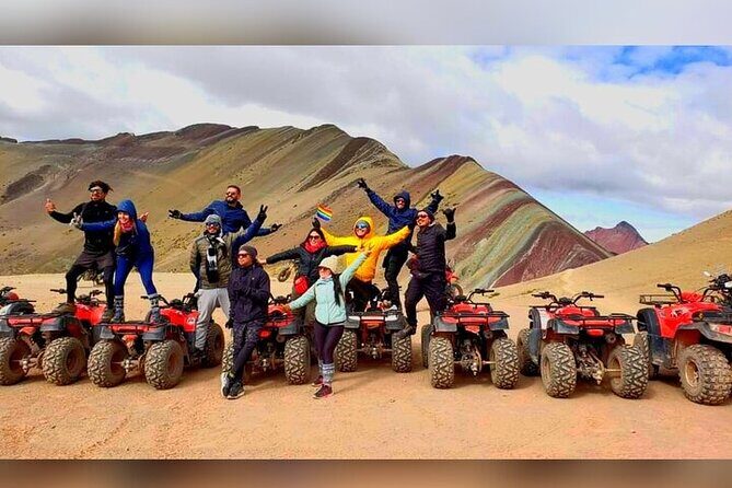 Rainbow Mountain on ATV Adventure, Only 7 Minutes Walk - Rainbow Mountain in Less Walking: How the ATV Day Works