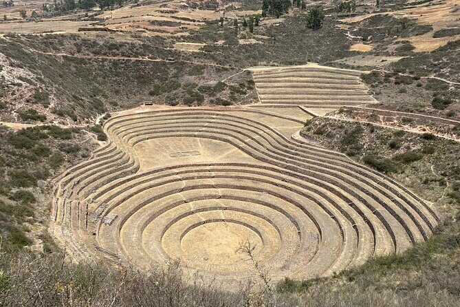 Sacred Valley and Maras Moray Tour with Buffet Lunch - Chinchero’s archaeological terraces and the colonial temple viewpoint
