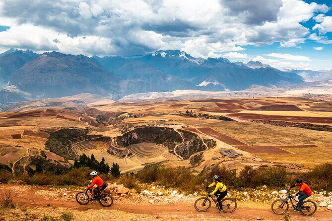 Sacred Valley Maras Moray Private Bike Tour from Cusco - Maras salt mines: descend close to the pans