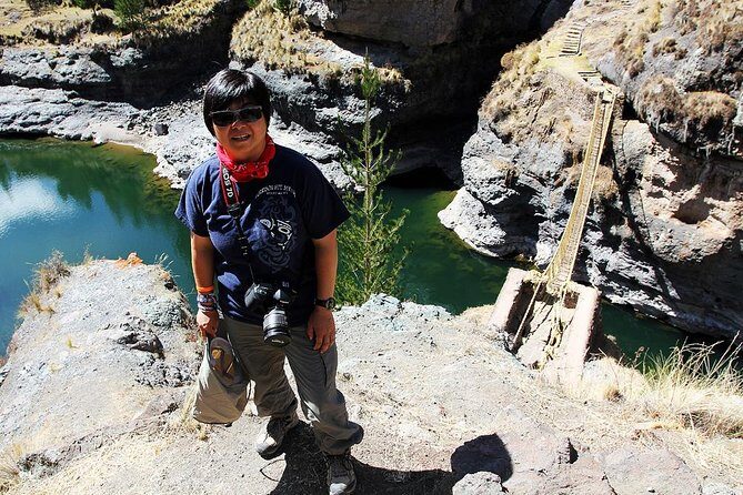 The last inka bridge "Q´eswachaka" service in private - Stop 2: Lake Pomacanchi and the small lagoons nearby